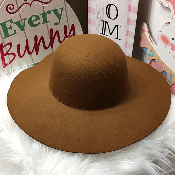💕GUC Altered State Brand Ladie's Wide Brim Floppy Wool Hat, Mocha, Size 57 - Picture 2 of 6
